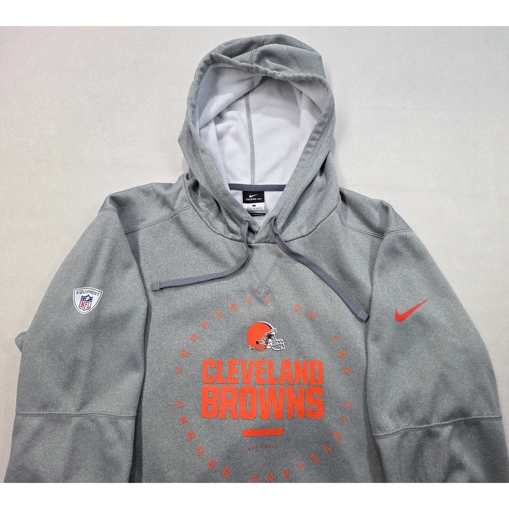 Cleveland Browns Nike Hoodie Mens L LIMITED USE Sweatshirt Pullover